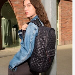MZ Wallace Black Backpack